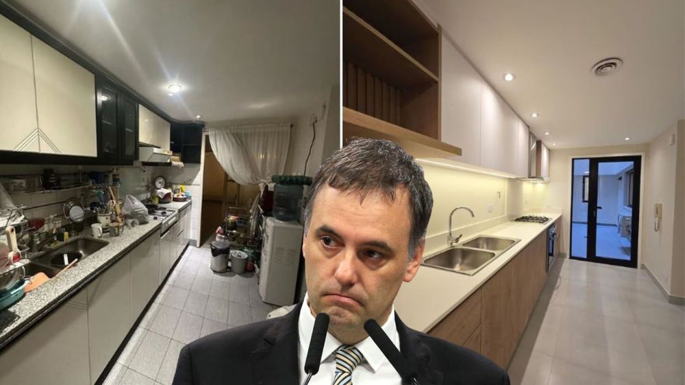 El antes y después del departamento de Manuel Adorni que investiga la Justicia