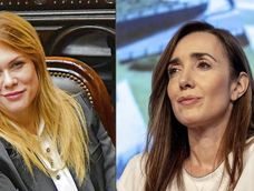 Victoria Villarruel y Lilia Lemoine, una interna de larga data.