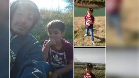 David Alejandro Cid (34) y su hijastro Owen (7), ahogados en una tosquera de Merlo / Gentileza