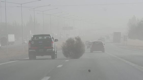 Alerta por viento Zonda en toda la provincia de Mendoza. Foto: Ignacio Blanco / Los Andes