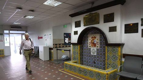 Los Andes | Instalaciones del edificio del hospital Español, ubicado en calle Erlich y avenida San Martín, de Godoy Cruz. | Foto: José Gutierrez / Los Andes