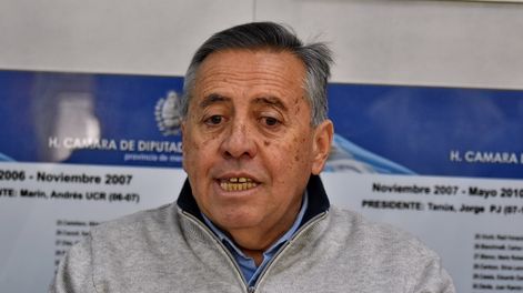 El Superintendente General de Irrigación, Sergio Marinelli, en la Comisión de Ambiente de Diputados.&nbsp;