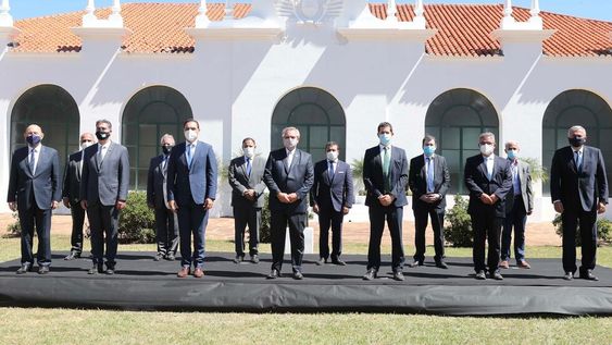 El presidente Alberto Fernández encabeza en Yapeyú el acto en conmemoración del 243˚ aniversario del nacimiento del General San Martín. Presidencia