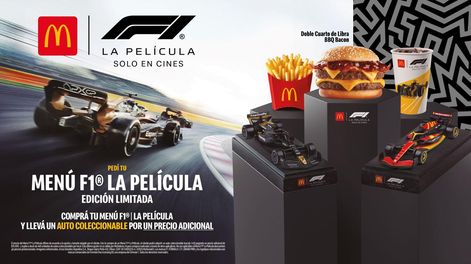 McDonalds pisa el acelerador con el regreso del Menú F1 ®, ahora con autos coleccionables