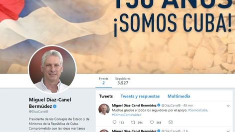 Díaz Canel es el primer presidente cubano con Twitter