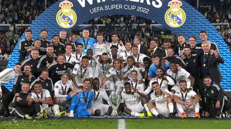 El Merengue, campeón de la Champions League, se impuso por 2-0 sobre las Águilas, campeones de la Europa League, en Helsinski y alzó un nuevo título. / Gentileza.