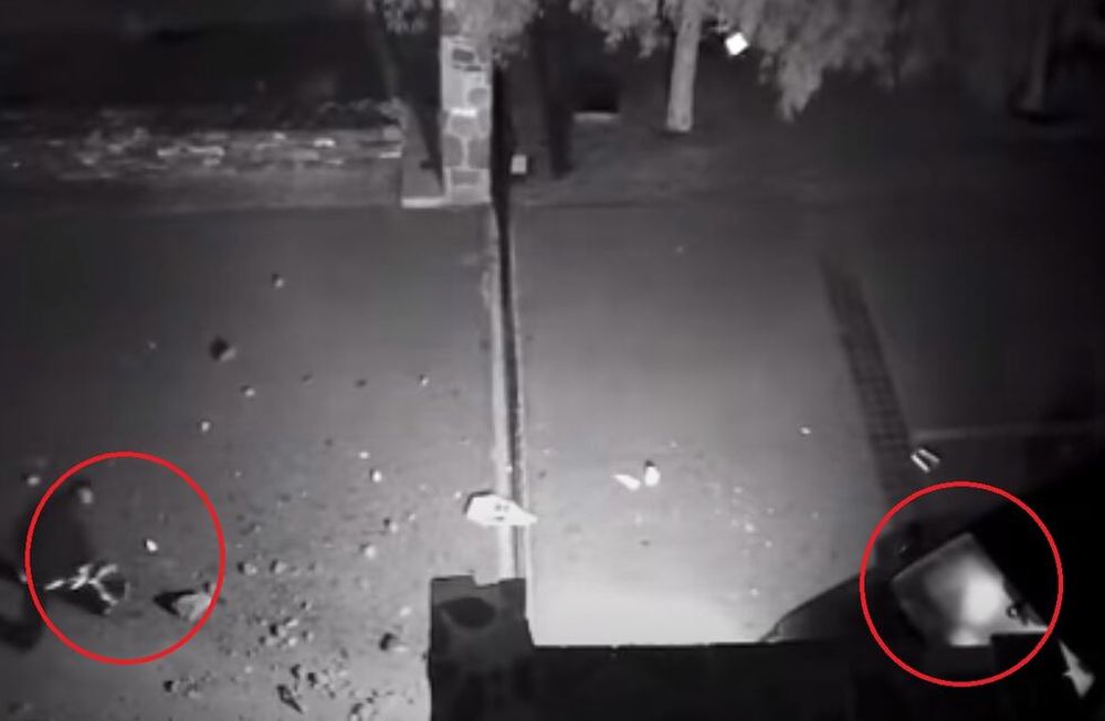 Video: así chocó la camioneta contra la garita del guardia que murió en la estancia San Isidro