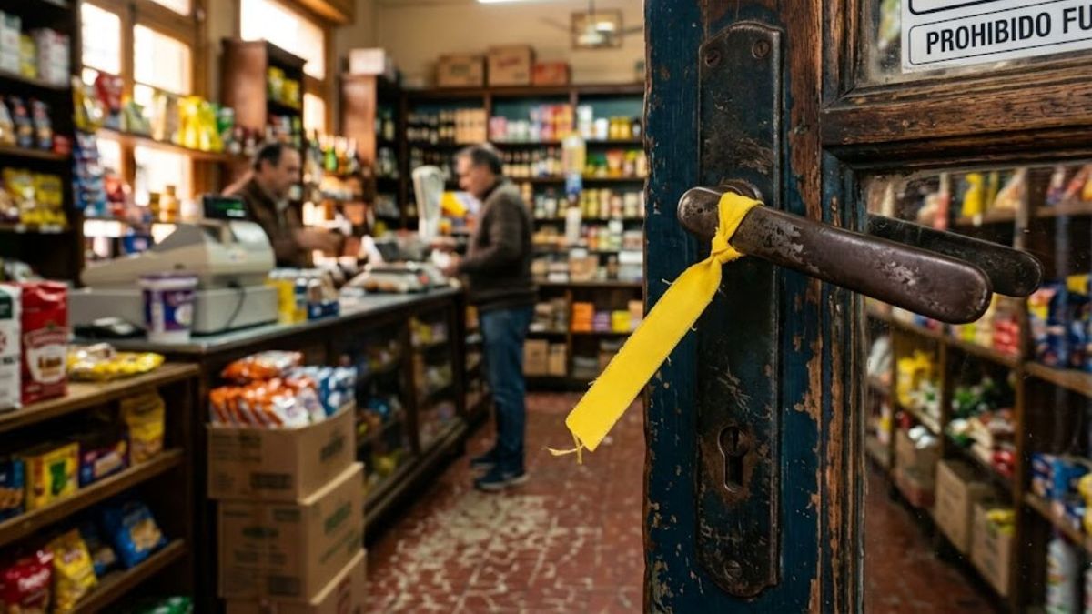 No es para decorar: qué significado tiene una cinta amarilla en la puerta de tu propio negocio