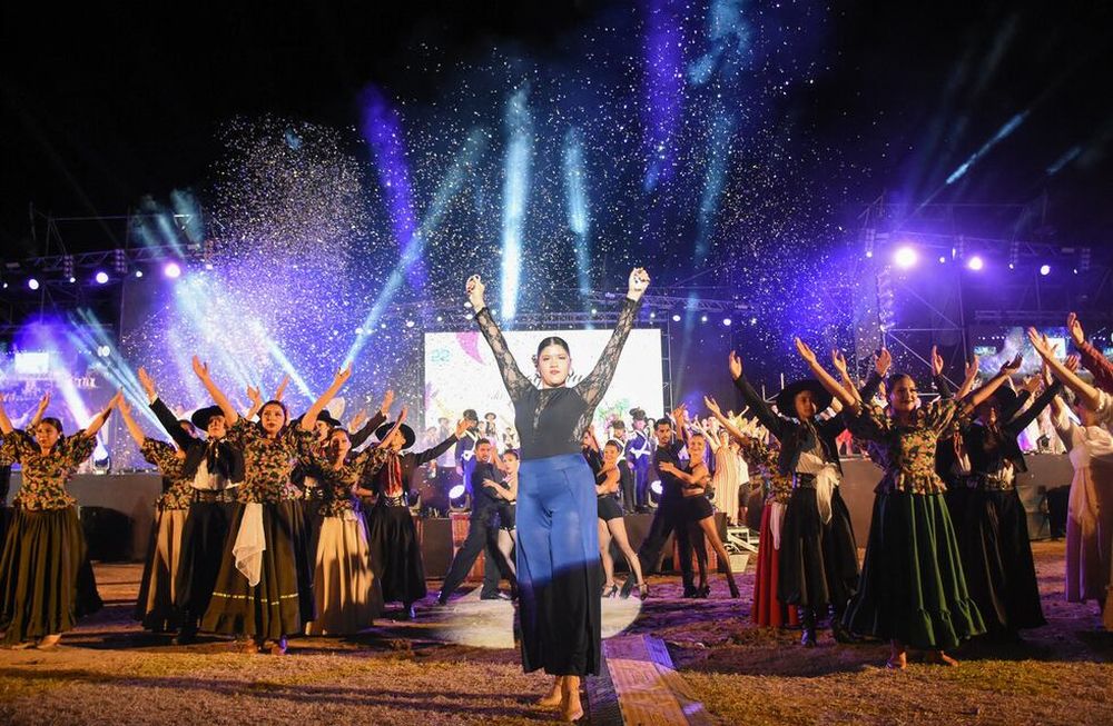El municipio ya había decidido no hacer fiesta sino un acto, por los daños del granizo y las heladas. Foto: Mariana Villa / Archivo Los Andes