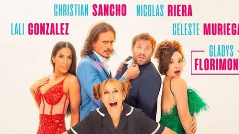Los Andes | Elenco de la comedia “No te vistas para cenar”.