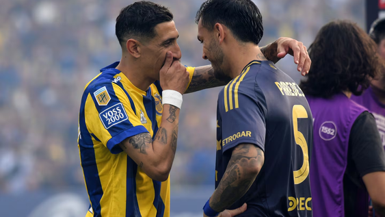 Jerarquía. Sin dudas que los campeones del mundo le aportaron calidad e intensidad al duelo jugado en el Gigante de Arroyito.&nbsp;