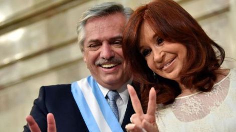 Alberto Fernández y Cristina Kirchner.