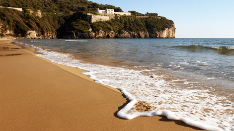 La orilla del mar de&nbsp;Serapo, en Italial&nbsp;