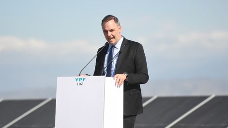 El jefe de gabinete Manuel Adorni en Mendoza.