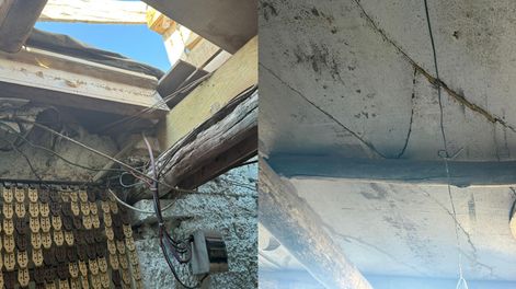 El comedor Horneritos sufrió filtraciones y roturas en el techo por las lluvias y piden ayuda