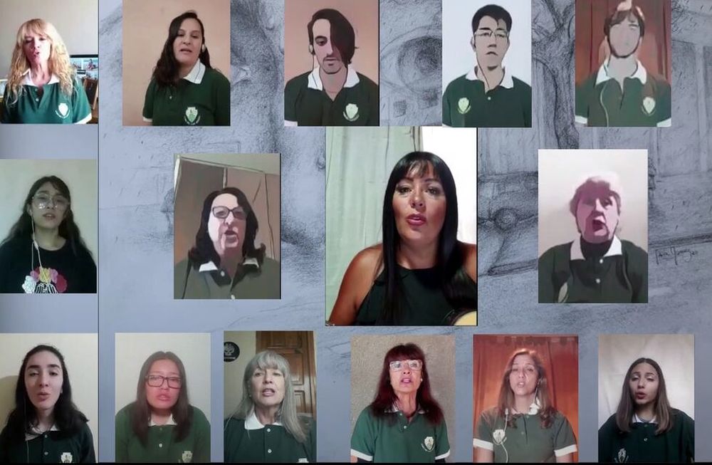 El Coro y Ensamble Instrumental del Liceo Agrícola y Enológico de la UNCuyo está compuesto por alumnos, profesores, egresados y hasta padres de estudiantes del establecimiento. Es todo parte de un proyecto social e inclusivo. Foto: Captura Internet.