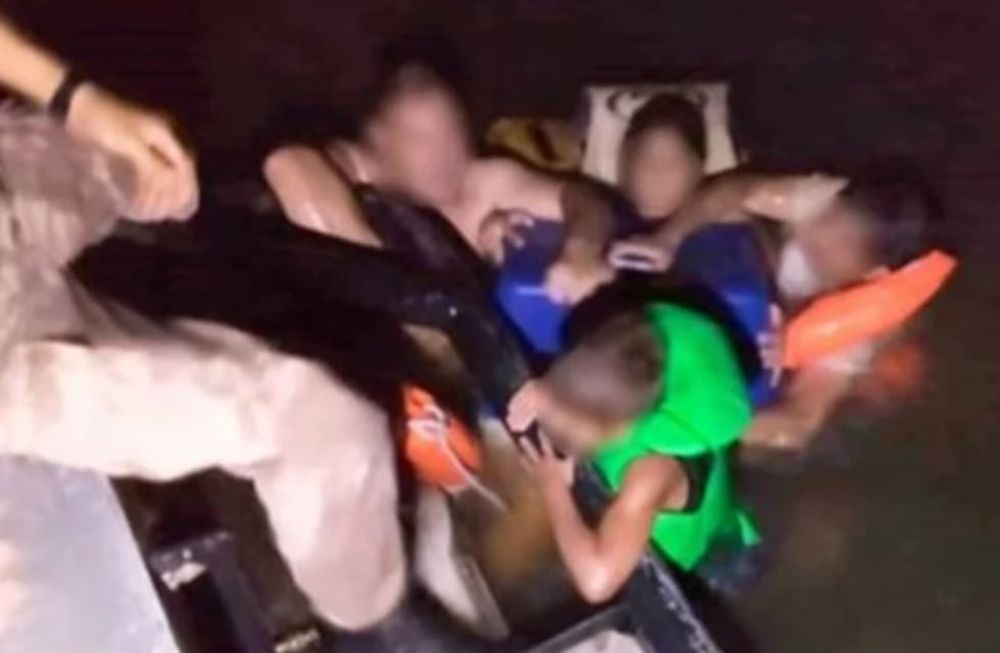 Se salvaron siete personas con la ayuda de un heladerita - Gentileza