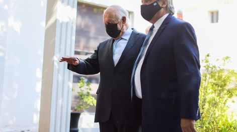 Los Andes | En Chile, el presidente argentino Alberto Fernández se reunió con Ricardo Lagos, ex mandatario del vecino país. / Presidencia