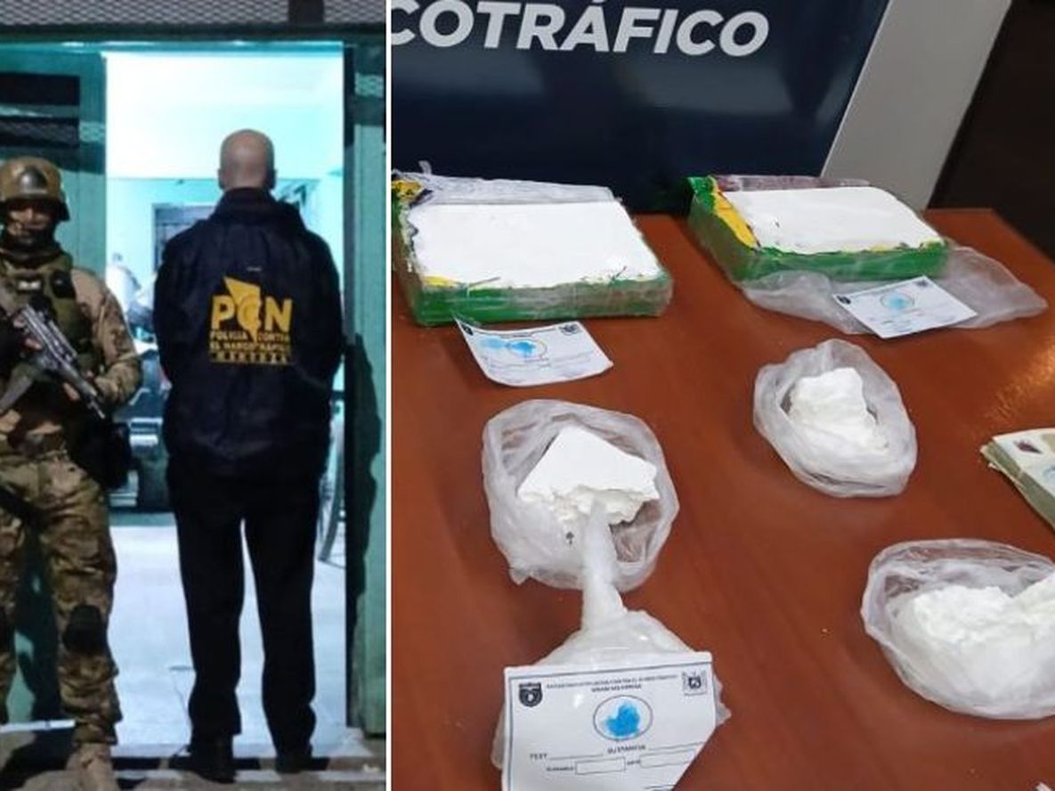 Secuestraron más de 4 kilos de cocaína en Guaymallén
