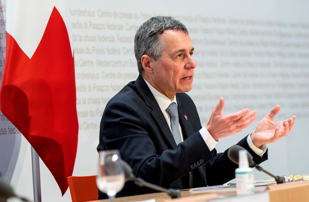 El presidente de Suiza, Ignazio Cassis.