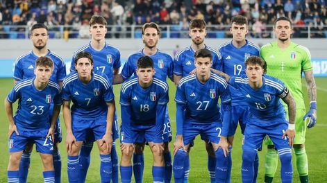 Zapelli en la formación de la Sub 21 de Italia. (Federación Italiana).