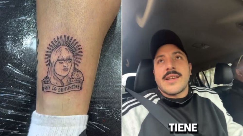 Hizo una promesa antes del partido contra Inglaterra y terminó tatuándose a More Rial