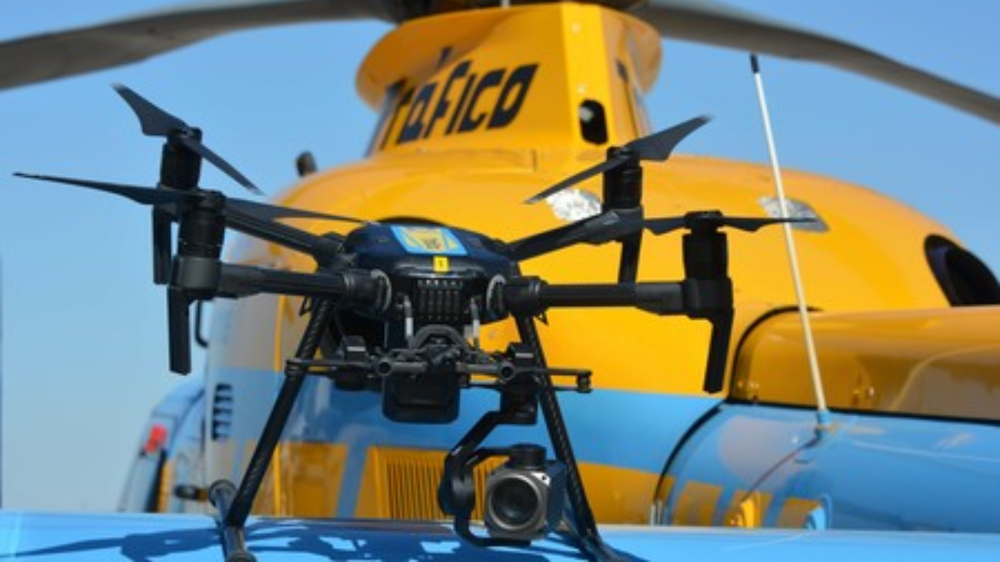 Así son los drones y helicópteros que custiodian las rutas de España.&nbsp;