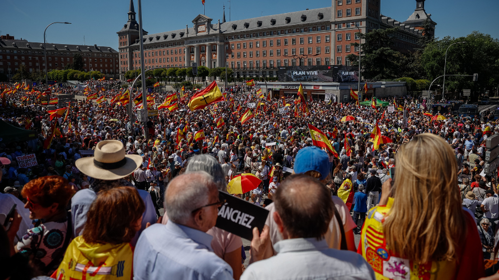 Vista general a su paso por Moncloa de la 