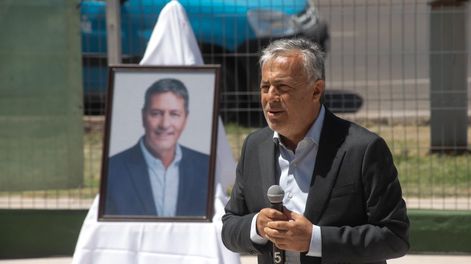 El gobernador Alfredo Cornejo inauguró la escuela técnica Intendente Alejandro Bermejo en Maipú.