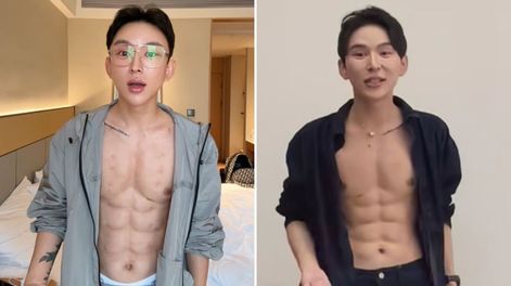 Un influencer comenzó a inyectarse dosis de ácido hialurónico para tener abdominales y llegar a un cuerpo perfecto.