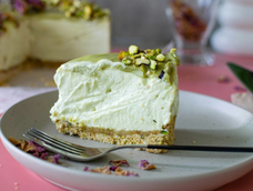 Cheessecake de yerba mate y miel: una receta bien argentina.
