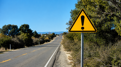 pocos lo saben: que significa el triangulo amarillo con un signo de exclamacion en la ruta y cuando hay que prestarle atencion