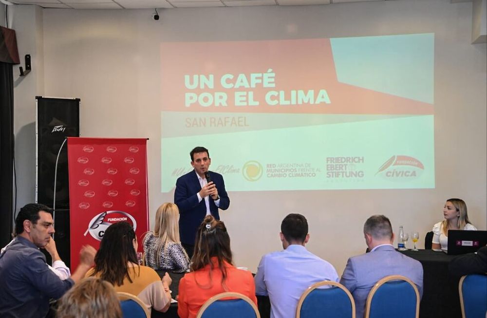 García Zalazar se reunió con más de 30 empresas e instituciones de San Rafael para invitarlas a medir su huella de carbono
