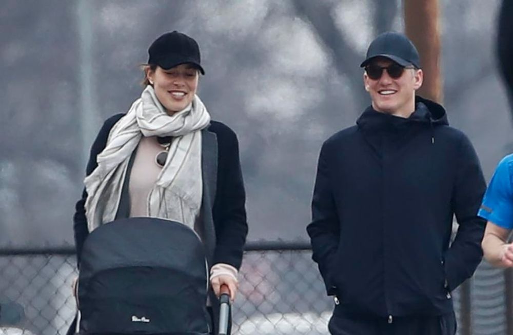 Cochecito por Mundial: Schweinsteiger disfruta de la vida en Chicago