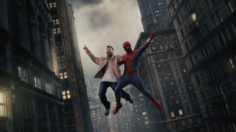 Los Andes | Messi sorprendió al aparecer junto al Hombre Araña en una promoción de la nueva película de Tom Holland
