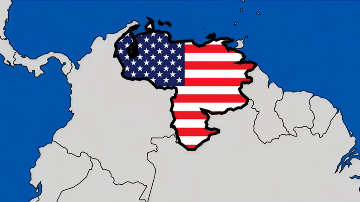 Trump publicó un mapa de Venezuela con la bandera de EE.UU. y generó una fuerte polémica