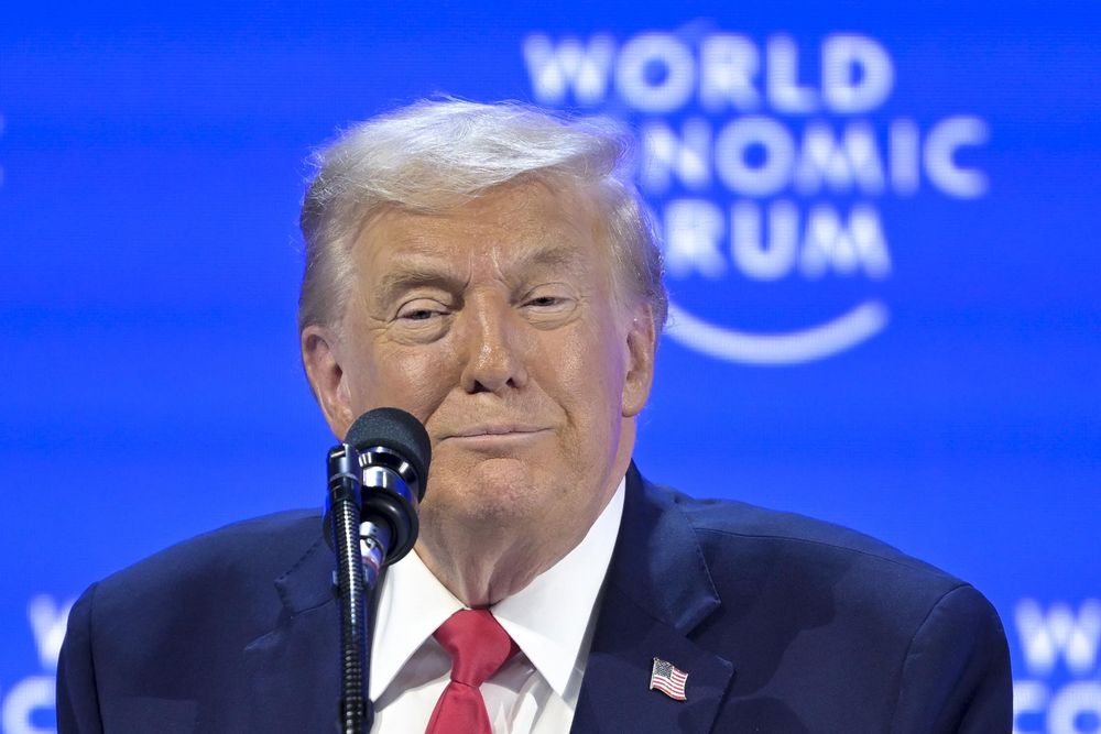 Donald Trump en Davos
