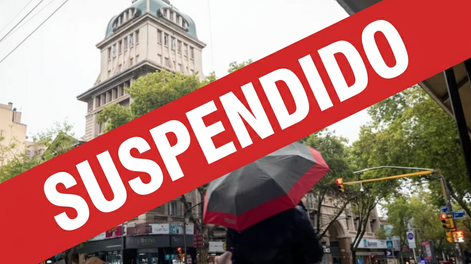 Lluvia y más lluvia: se espera un fin de semana pasado por agua y suspenden al aire libre