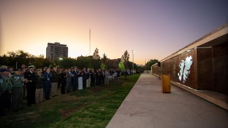 Quedó inaugurado el Memorial Malvinas Argentinas en el Parque Central.