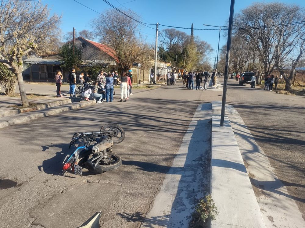 Adolescente murió en un accidente de moto en San Rafael.
