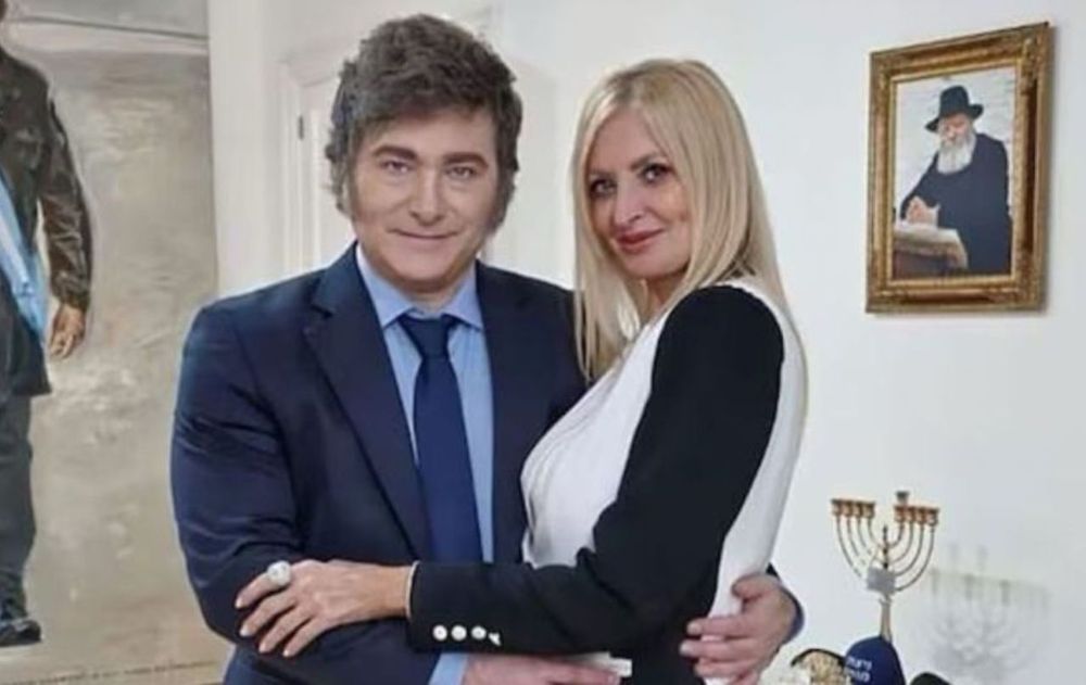 Javier Milei y Yuyito González, separados.