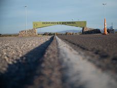 El ingreso de San Rafael por la Ruta Nacional 143.&nbsp;