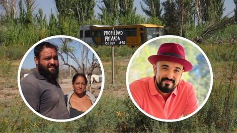 Tras ser desalojados por usurpadores, la familia que vivía en tierras de Abel Pintos enfrenta otro problema. Foto: Los Andes / Gentileza Radio Tierra Campesina