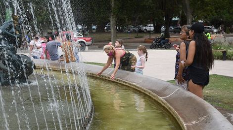 Contingencias Climáticas anunció horas de calor intenso en Mendoza.Foto: José Gutierrez