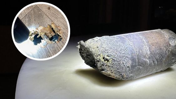 La NASA recogió un objeto en cooperación con el propietario (de la vivienda) y lo analizará lo antes posible en el Centro Espacial Kennedy de la NASA, en Florida, para establecer su origen, informó la agencia espacial en un comunicado a la AFP el martes.Foto: @Alejandro0tero / X, antes Twitter.