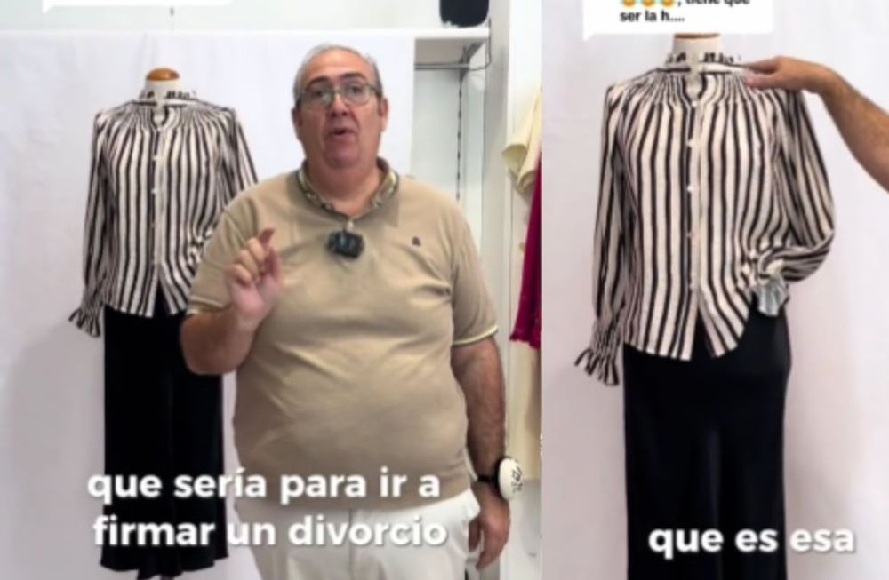El modista español se volvió viral por su estrategia de ventas. TikTok