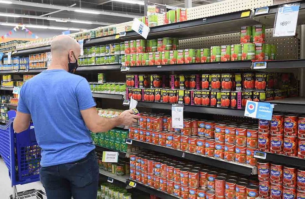Los alimentos fue lo que más subió en enero. Foto:José Gutierrez / Los Andes