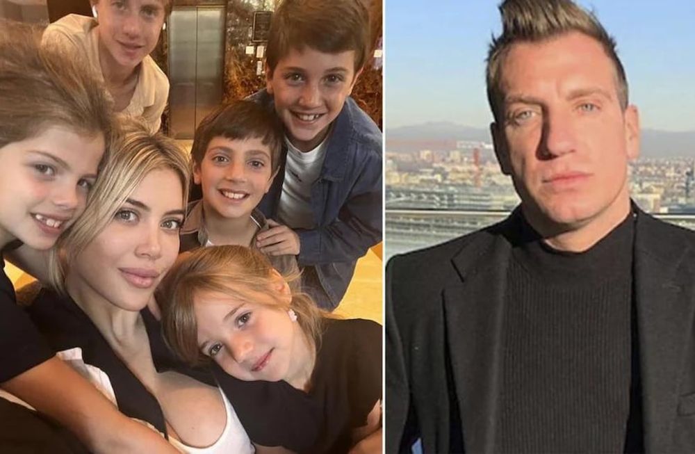 Wanda Nara se reencontró con sus hijos. Foto: Web