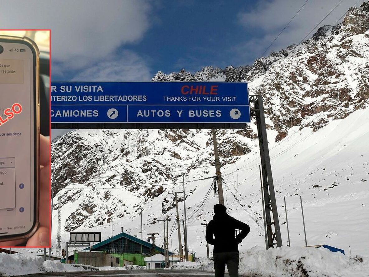 Alerta en el paso Cristo Redentor: denuncian un link falso para realizar el trámite aduanero.