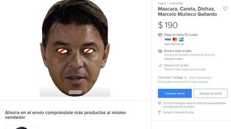 Caretas de Gallardo: El plan de un grupo de hinchas de River para burlarse de la sanción